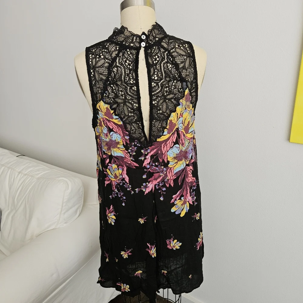 Free People Intimately lace detail dress. MEDIUM